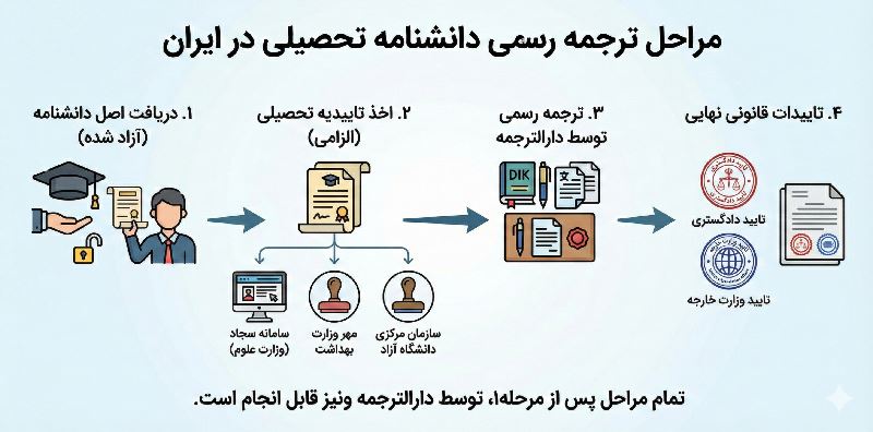 اینفوگرافیک مراحل دانشنامه